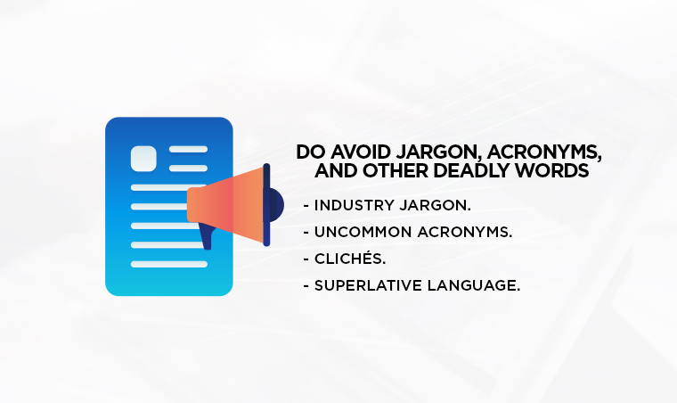 Avoid Jargon