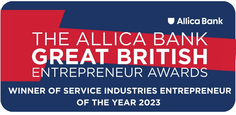 Elizabeth Willetts, Founder of Investing in Women Triumphs at The Allica Bank Great British Entrepreneur Awards.