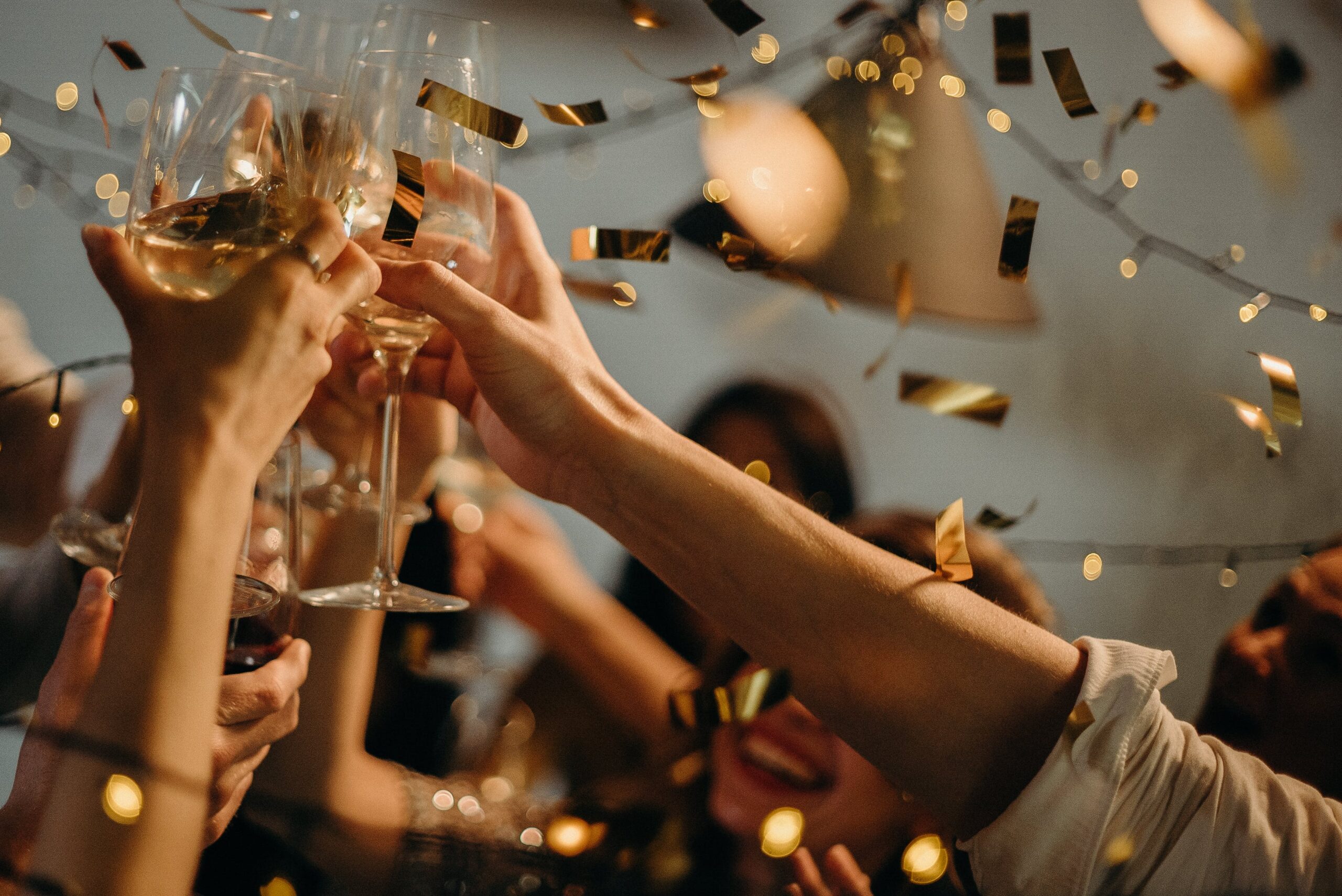 A image of people celebrating the new year