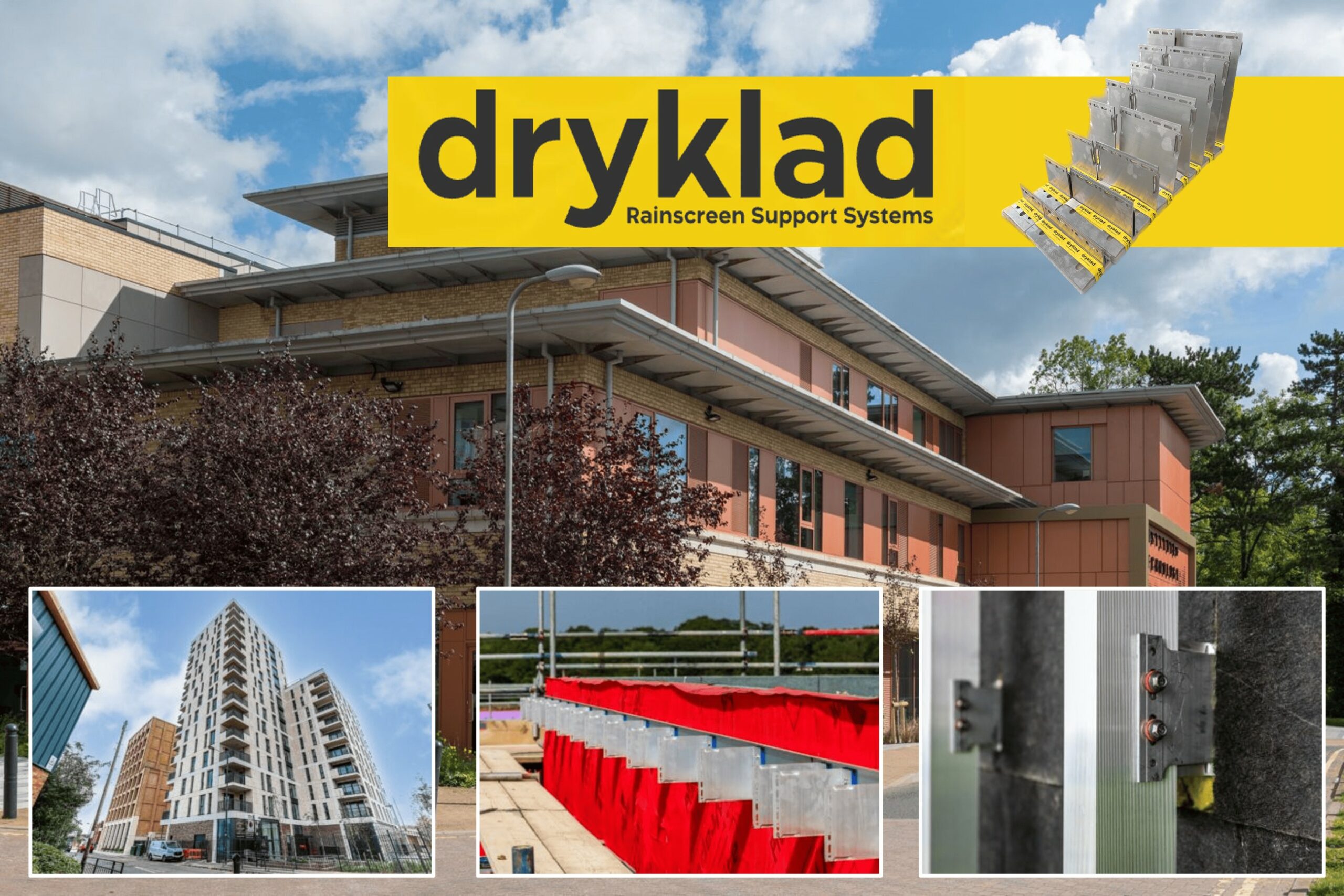 Dryklad: Revolutionising the UK Construction Industry with Innovative Rainscreen Cladding Support System
