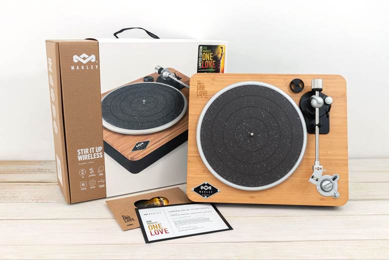 House of Marley Collaborates with BOB MARLEY: ONE LOVE for Limited Edition Turntable Launch