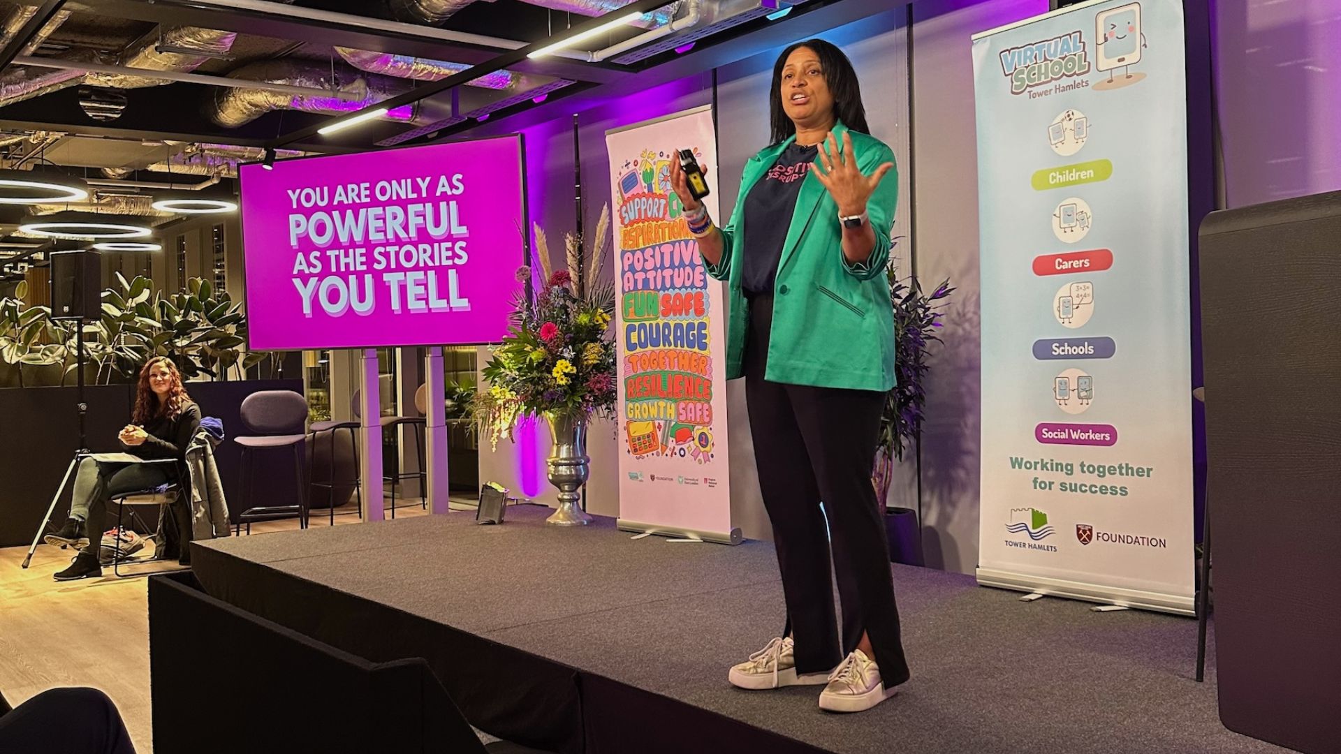 Jaz Ampaw-Farr Inspires Care-Experienced Youth at BT HQ in London, Celebrating Achievements and Empowering Futures