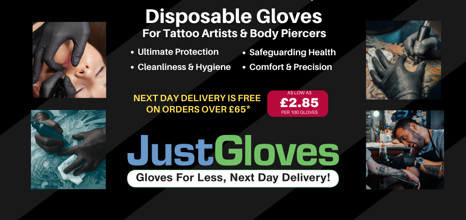 The Ultimate Source of Disposable Gloves for Tattoo and Piercing Professionals