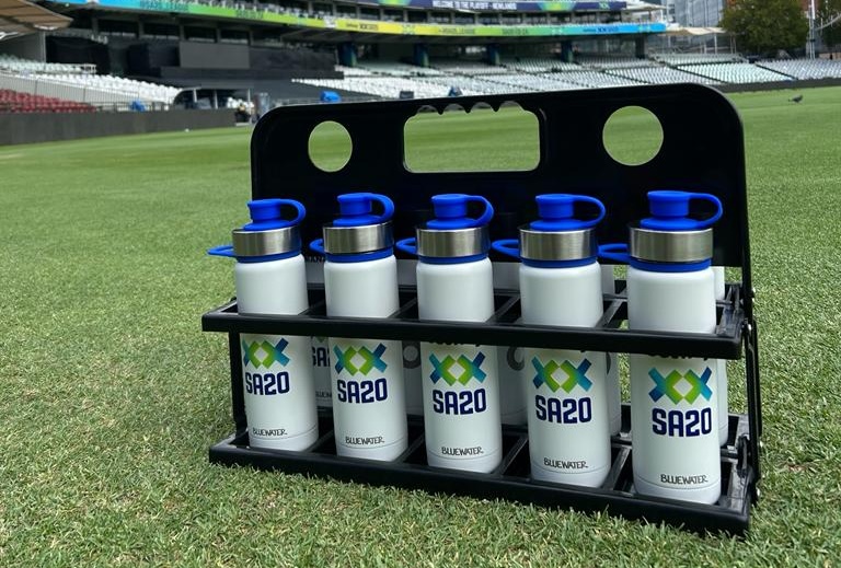 Bluewater partners with South African sixBetway SA20 to bowl out single use plastic bottles