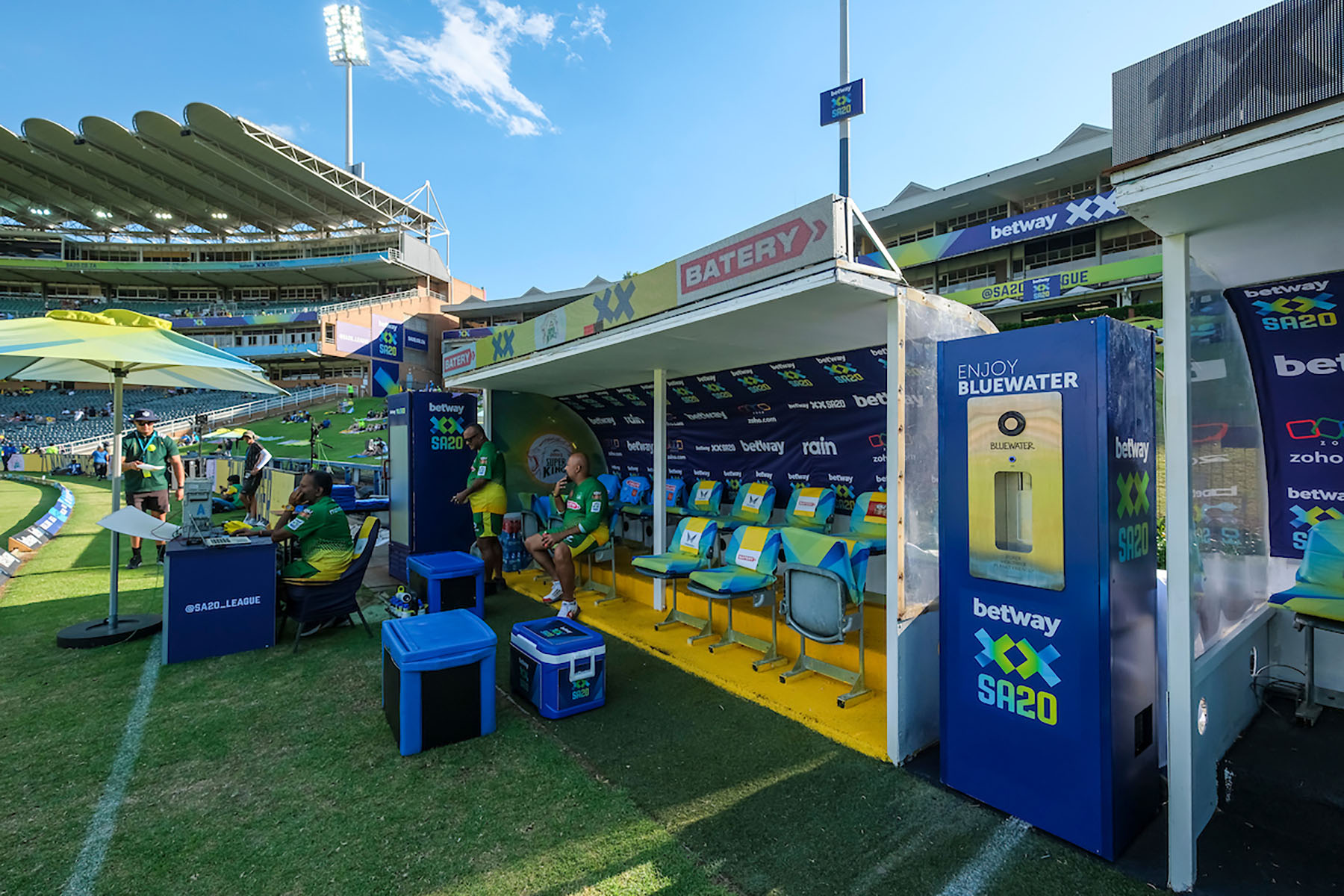 Bluewater Helps South Africa’s Betway SA20 Cricket League Stump Out Throwaway Plastic With Sustainable Bottle and Hydration Solutions