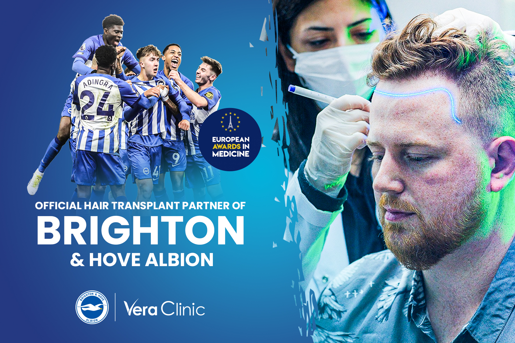 Vera Clinic Partners with Brighton & Hove Albion Football Club