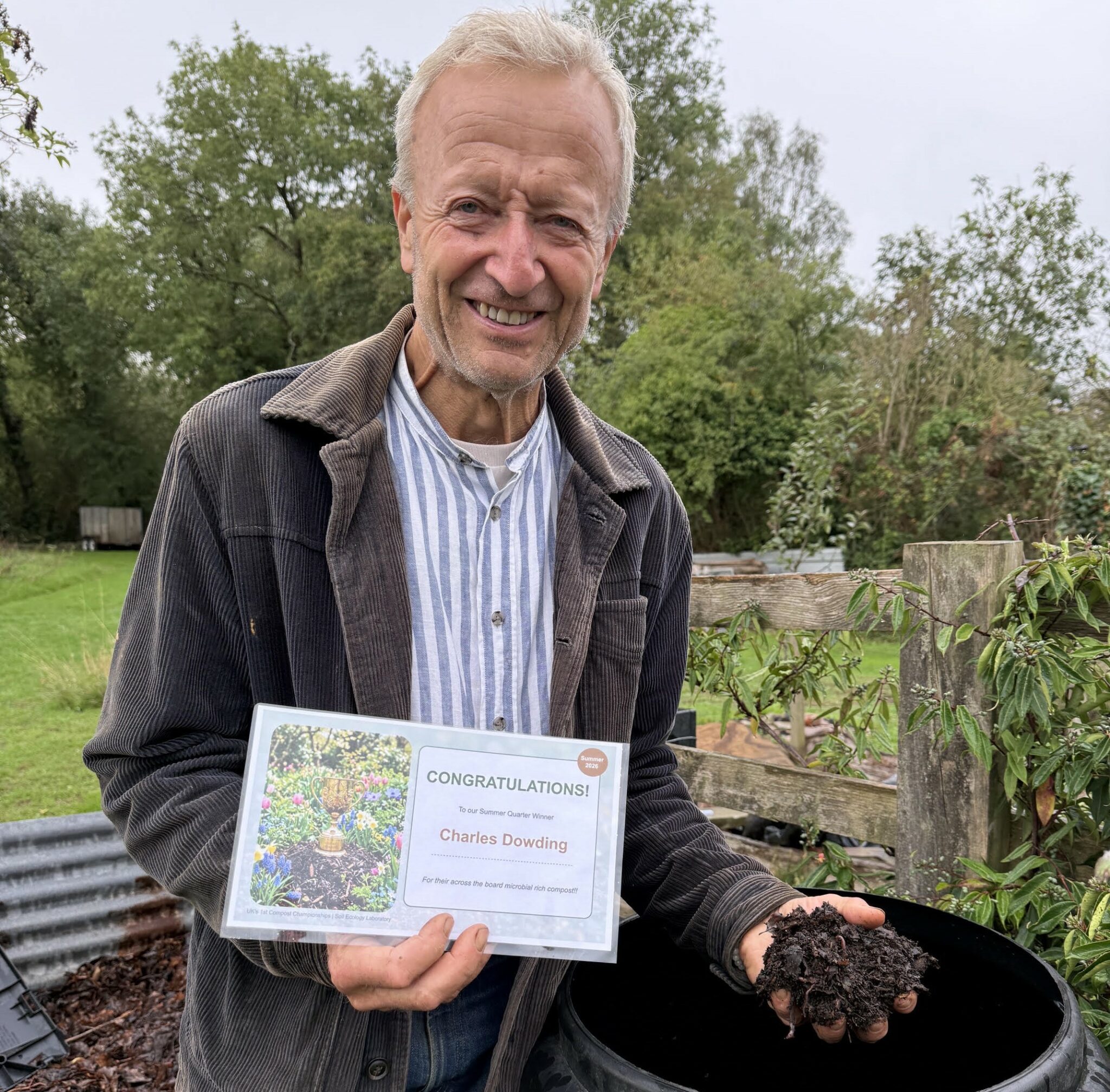 Compost Digging UK Compost Championship Announces ‘Gardenfluencer’ Charles Dowding as ...